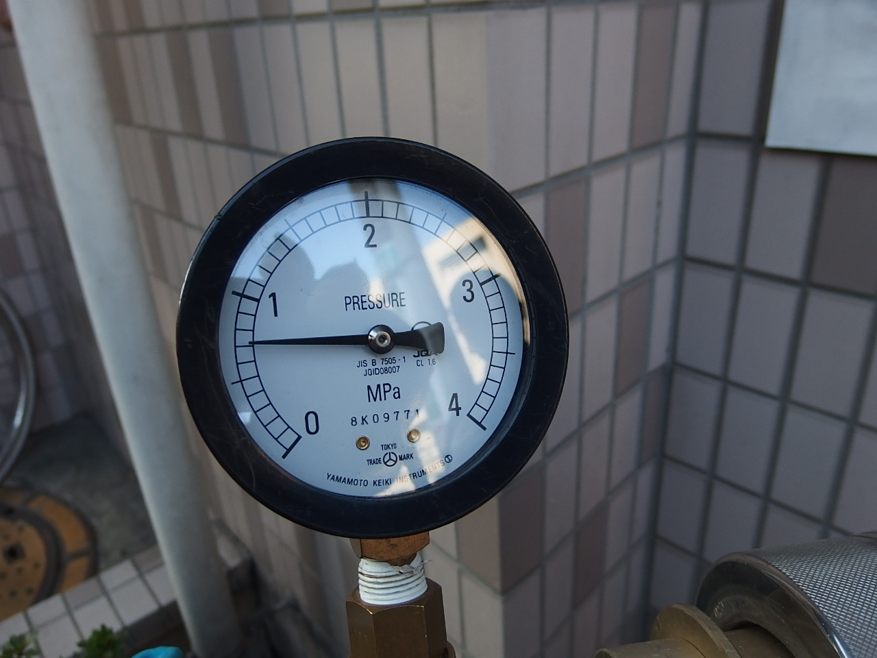 連結送水管耐圧性能試験 画像3